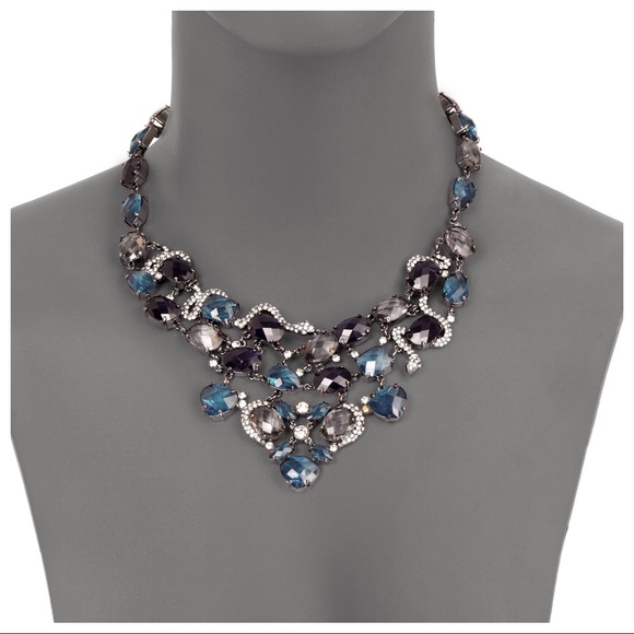 ABS Allen Schwartz Jewelry Abs By Allen Schwartz Blue Jewel Bib